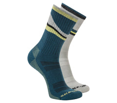 Skechers 2 Pack Men's Crew Trail Socks