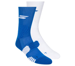 Skechers 2 Pack Performance Basketball Crew Socks